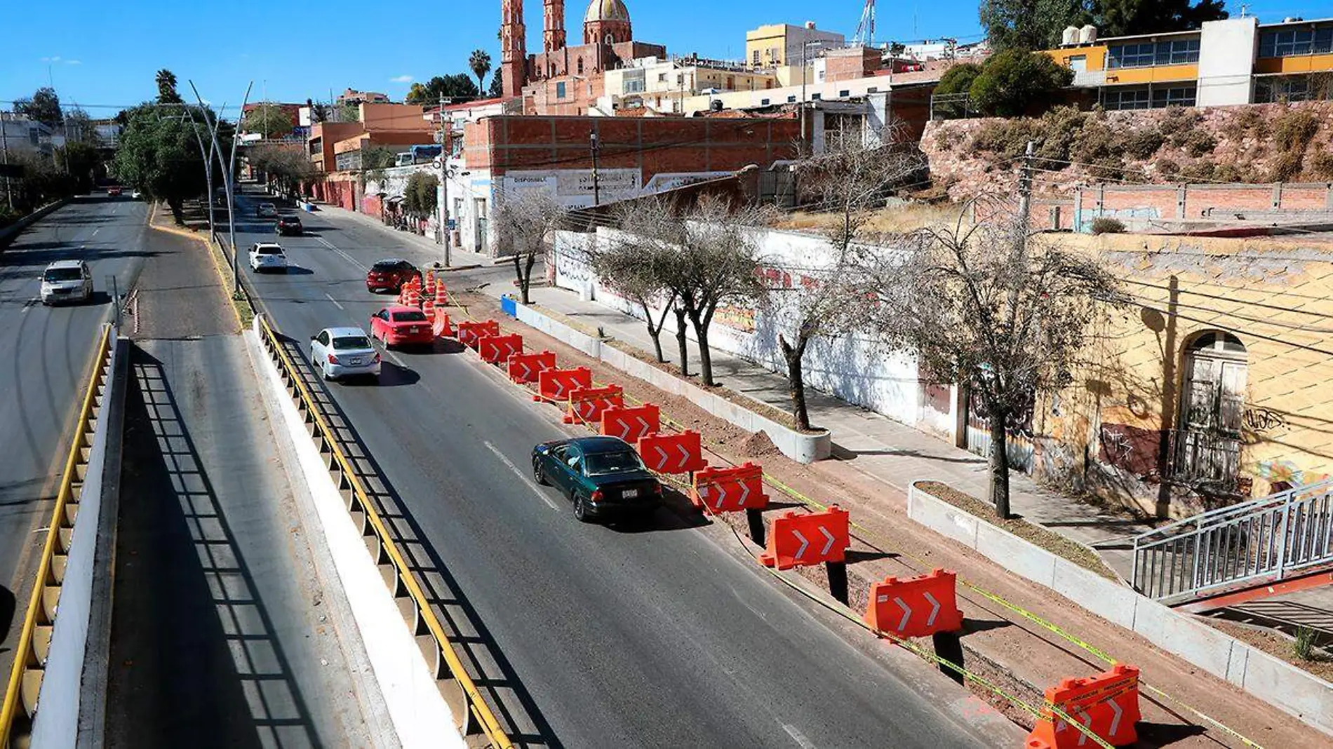 Obras preliminares del segundo piso suspendidas